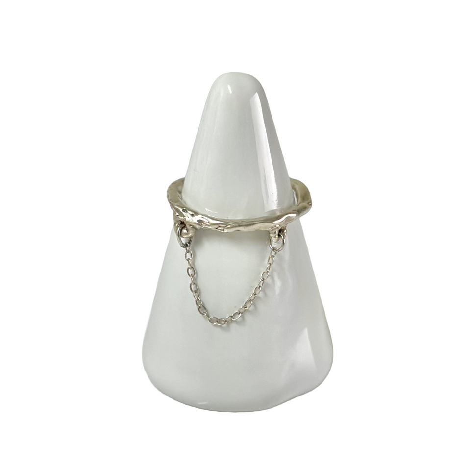 cuffed ring (silver) $100