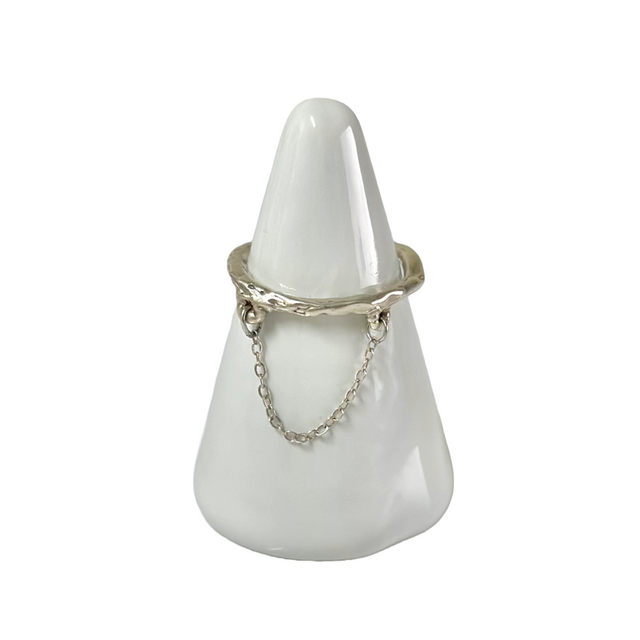 Cuffed Ring (Silver) $100
