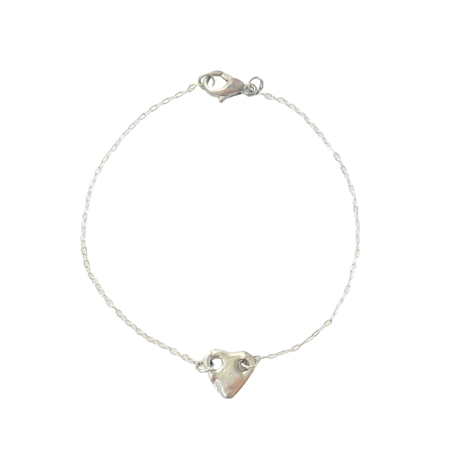 Heart Bracelet (Silver) $30
