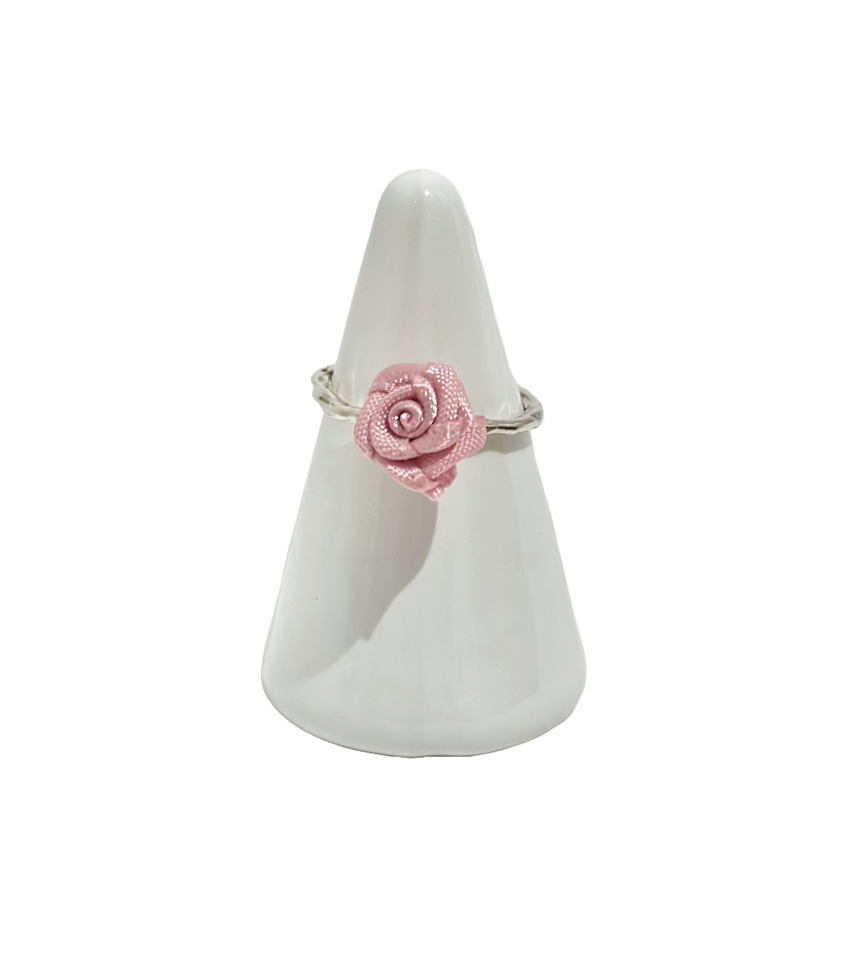 ROSE RING (SILVER) $60