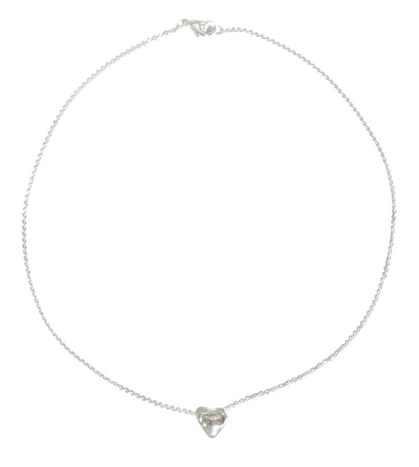Heart Necklace (Silver) $32